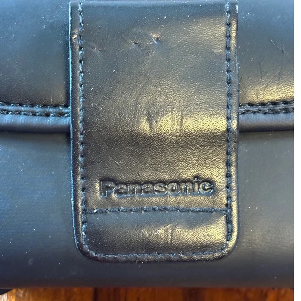 Panasonic Lumix Black Compact Digital Camera Case Magnetic Snap Belt Loop